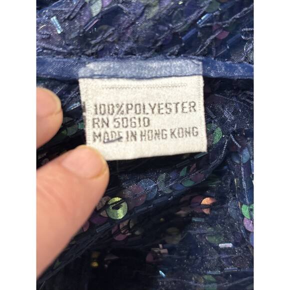 Beautiful!!  VTG Nolan Miller Dynasty Collection Dress/ Sequins/ Size 12 - Picture 12 of 13